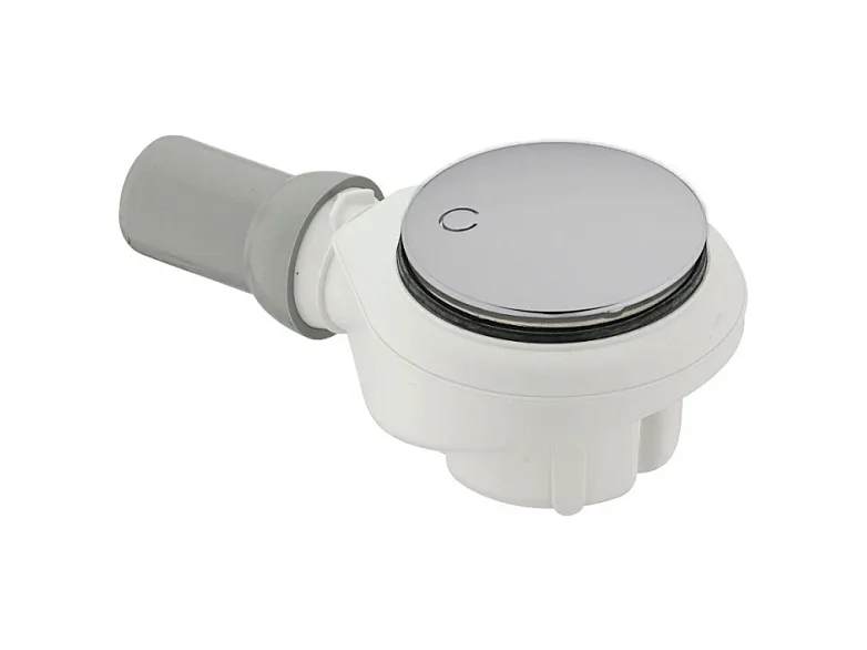 Bonde VILLEROY ET BOCH Tempoplex Plus 90mm avec cache chromé brossé