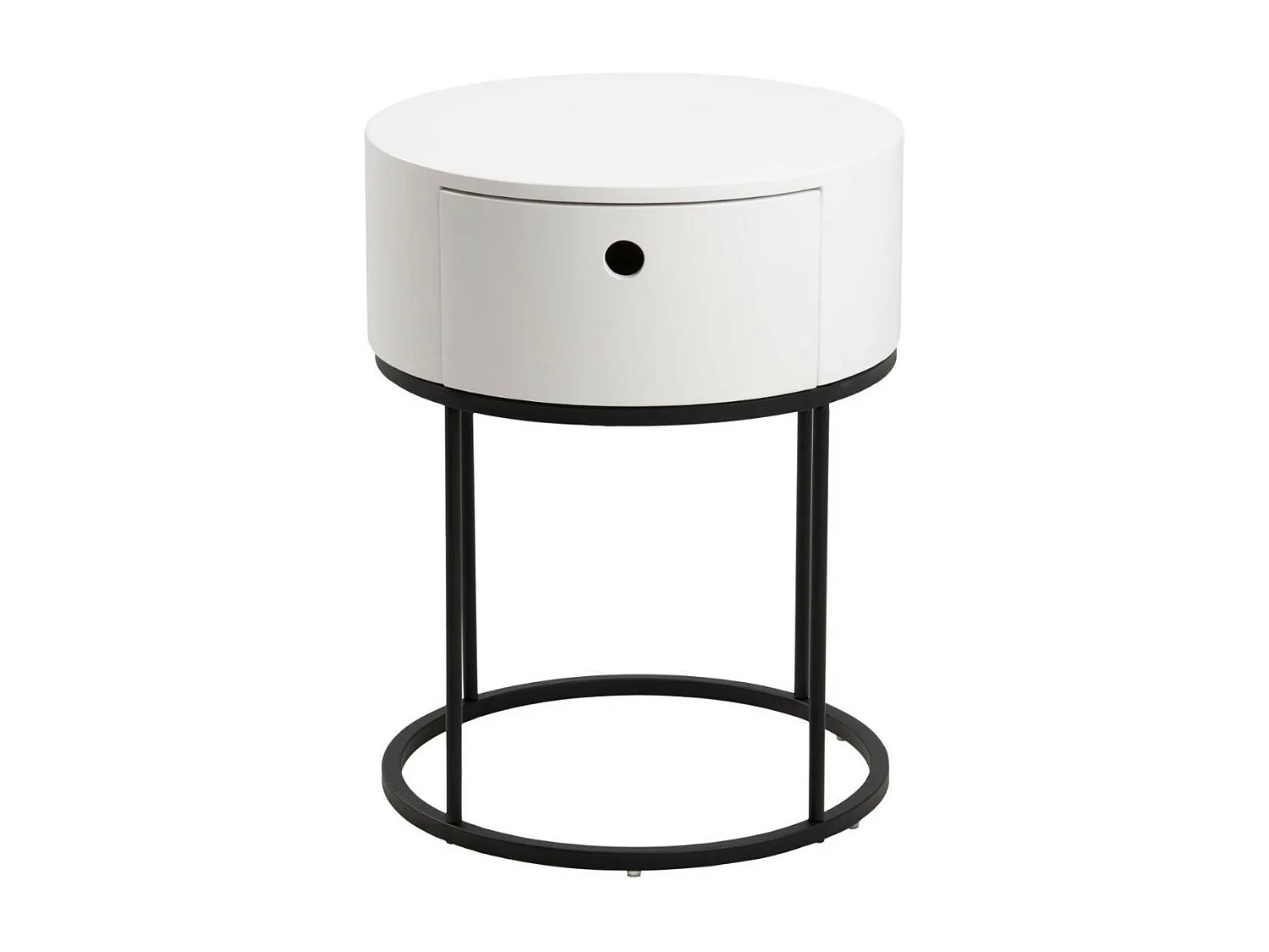 Table de chevet ronde de style contemporain - LILA