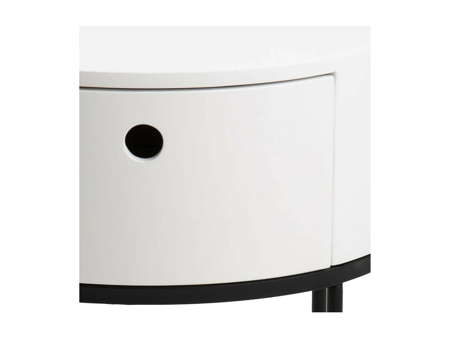 Table de chevet ronde de style contemporain - LILA