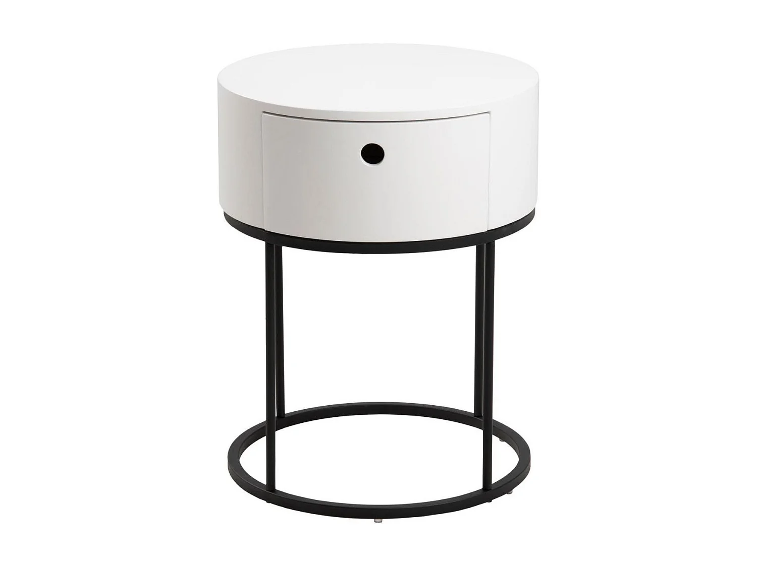 Table de chevet ronde de style contemporain - LILA