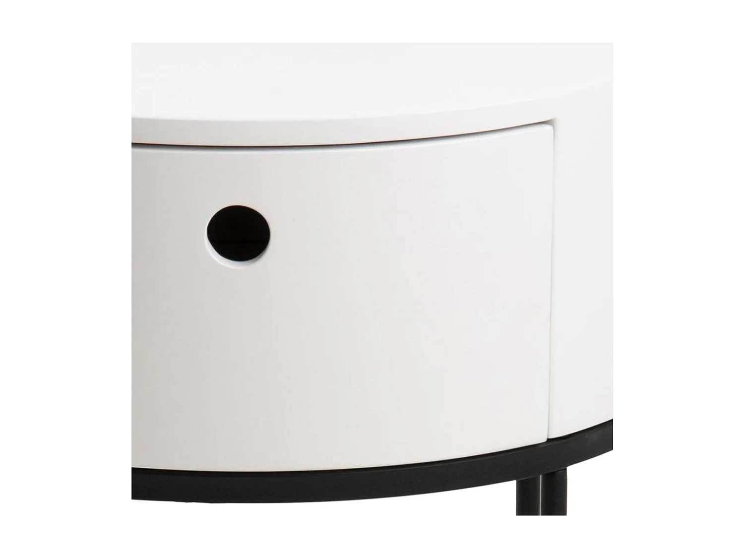 Table de chevet ronde de style contemporain - LILA