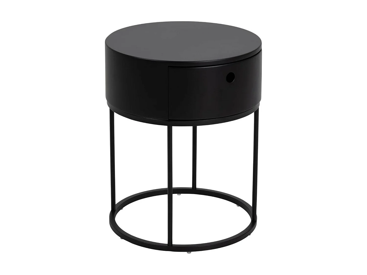 Table de chevet ronde de style contemporain - LILA