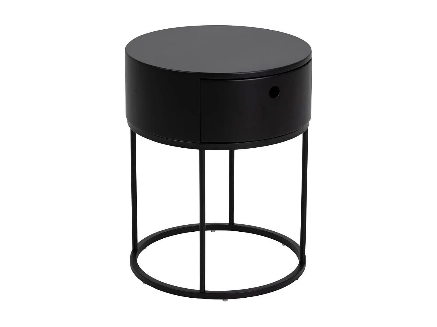 Table de chevet ronde de style contemporain - LILA