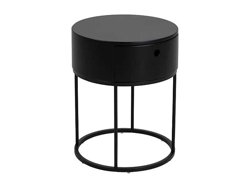 Table de chevet ronde de style contemporain - LILA