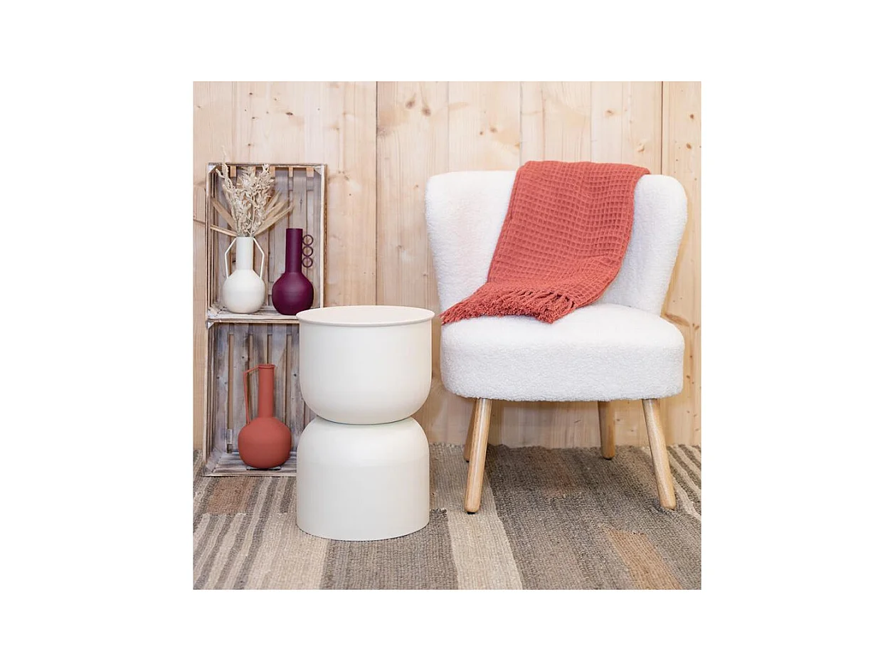 Bout de canapé en métal Ubu