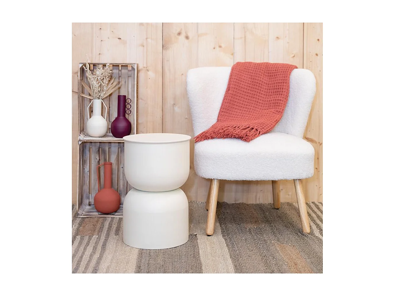 Bout de canapé en métal Ubu