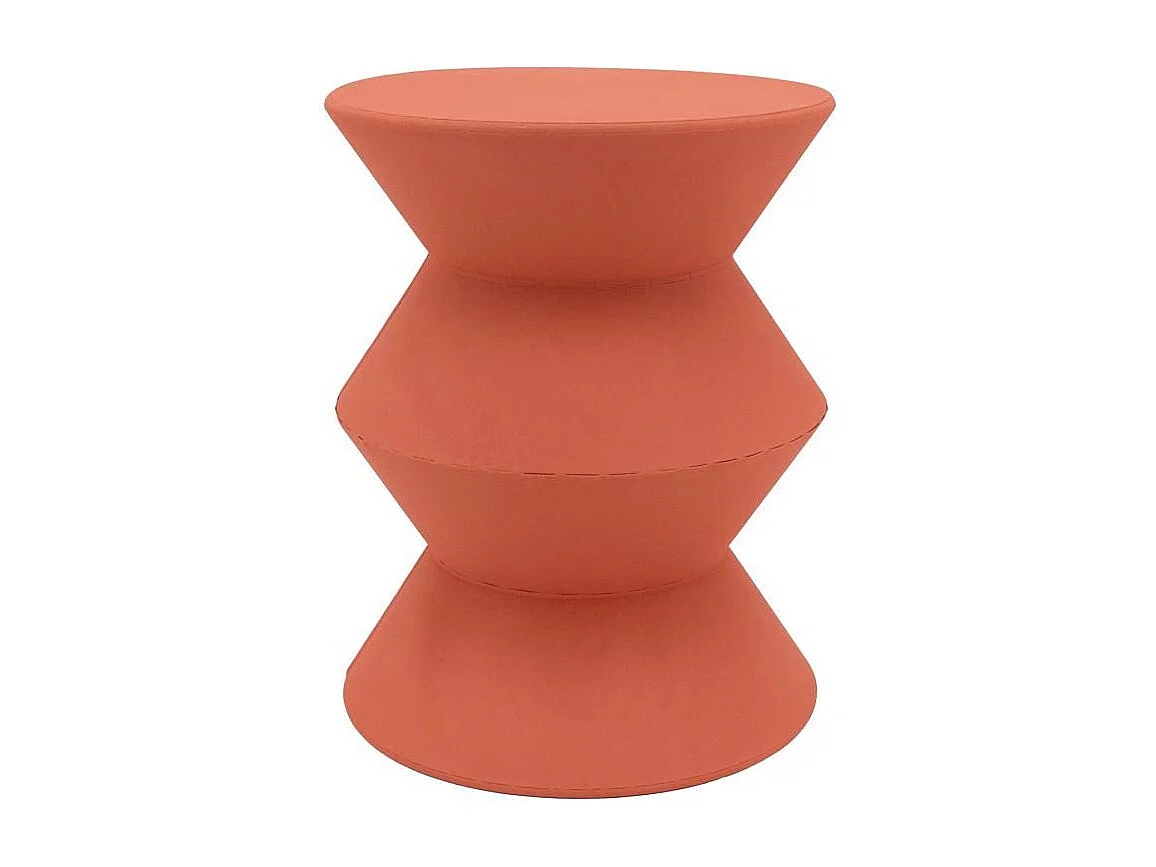 Bout de canapé en métal ZigZag