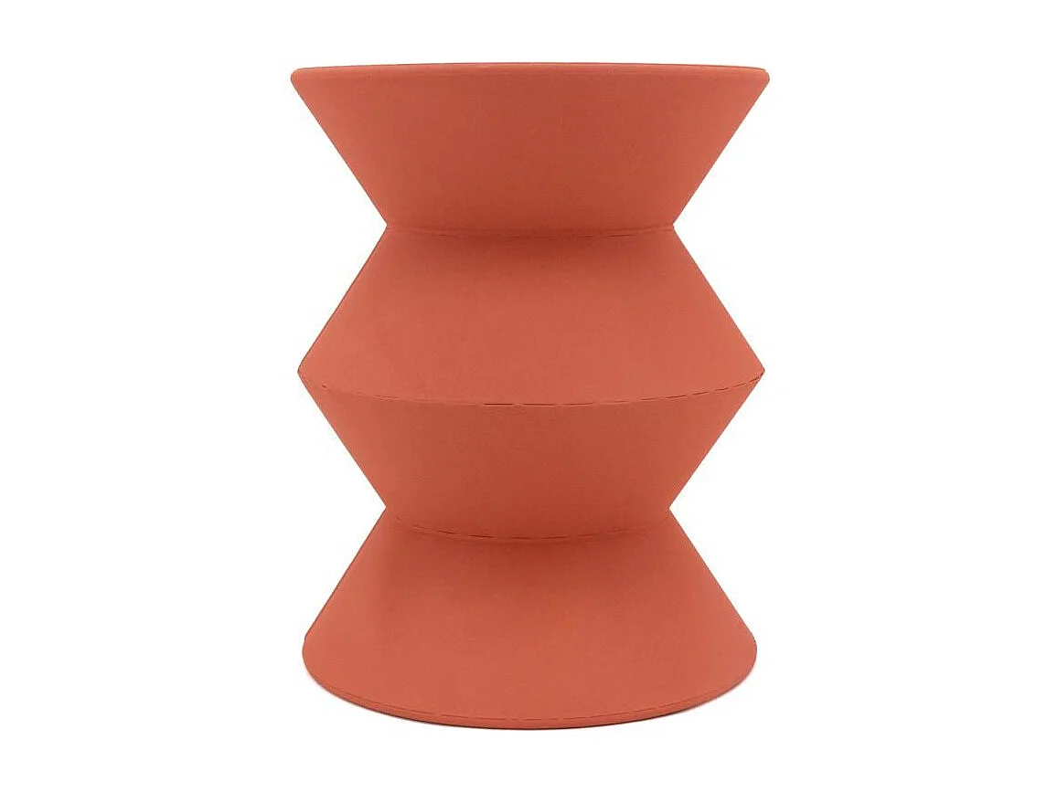 Bout de canapé en métal ZigZag