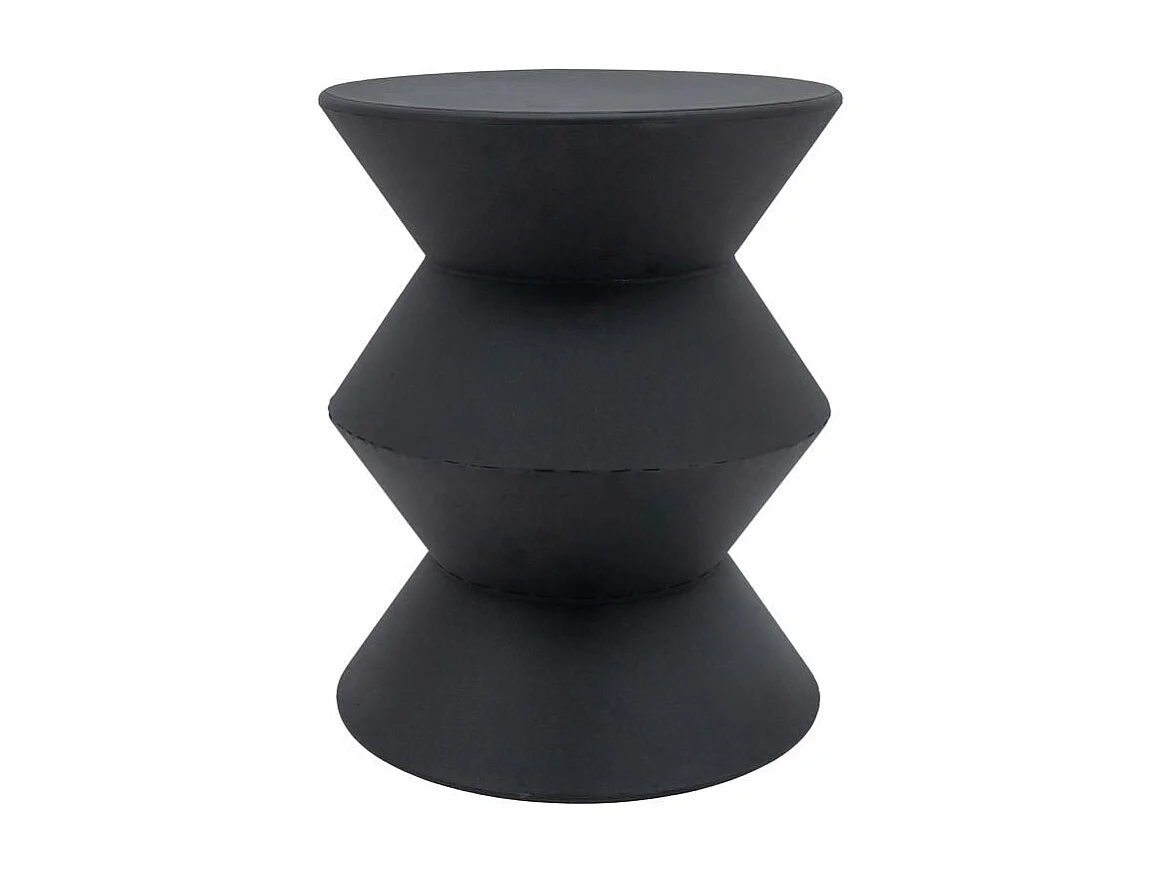 Bout de canapé en métal ZigZag