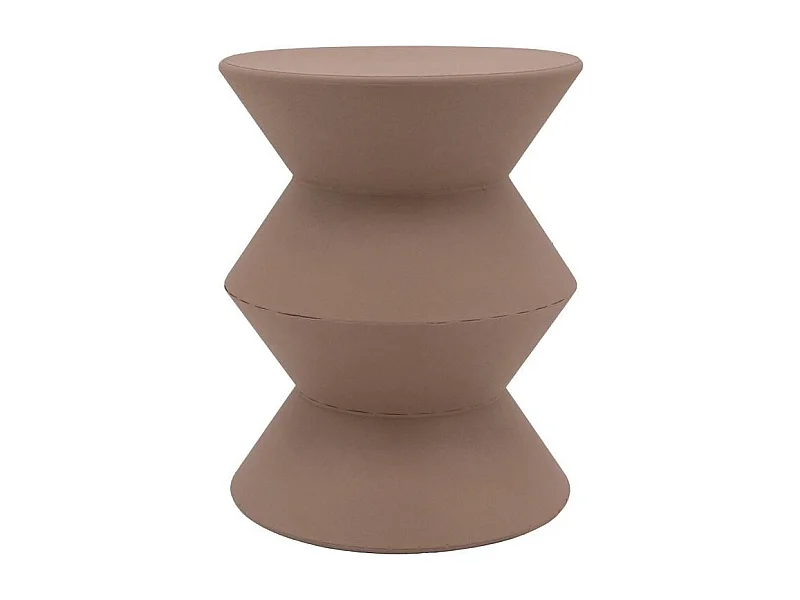 Bout de canapé en métal ZigZag