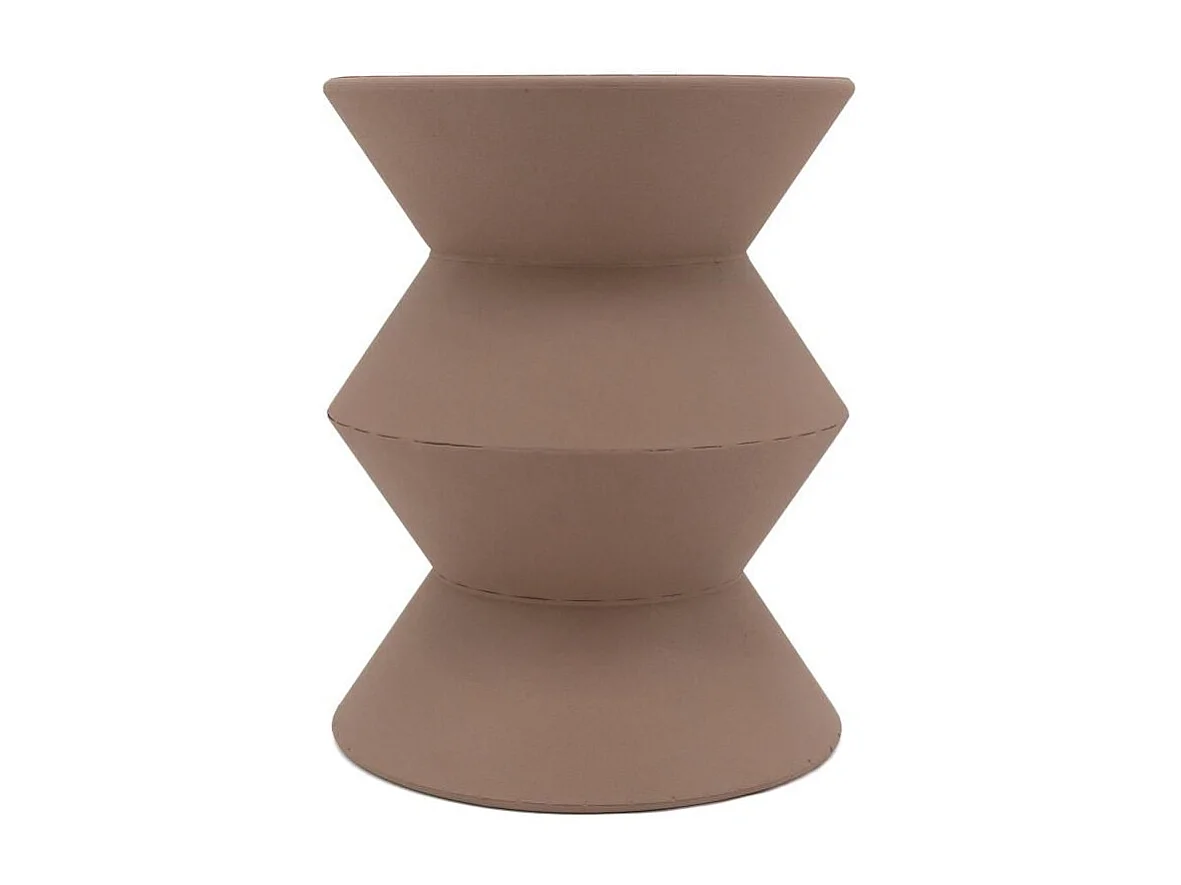 Bout de canapé en métal ZigZag