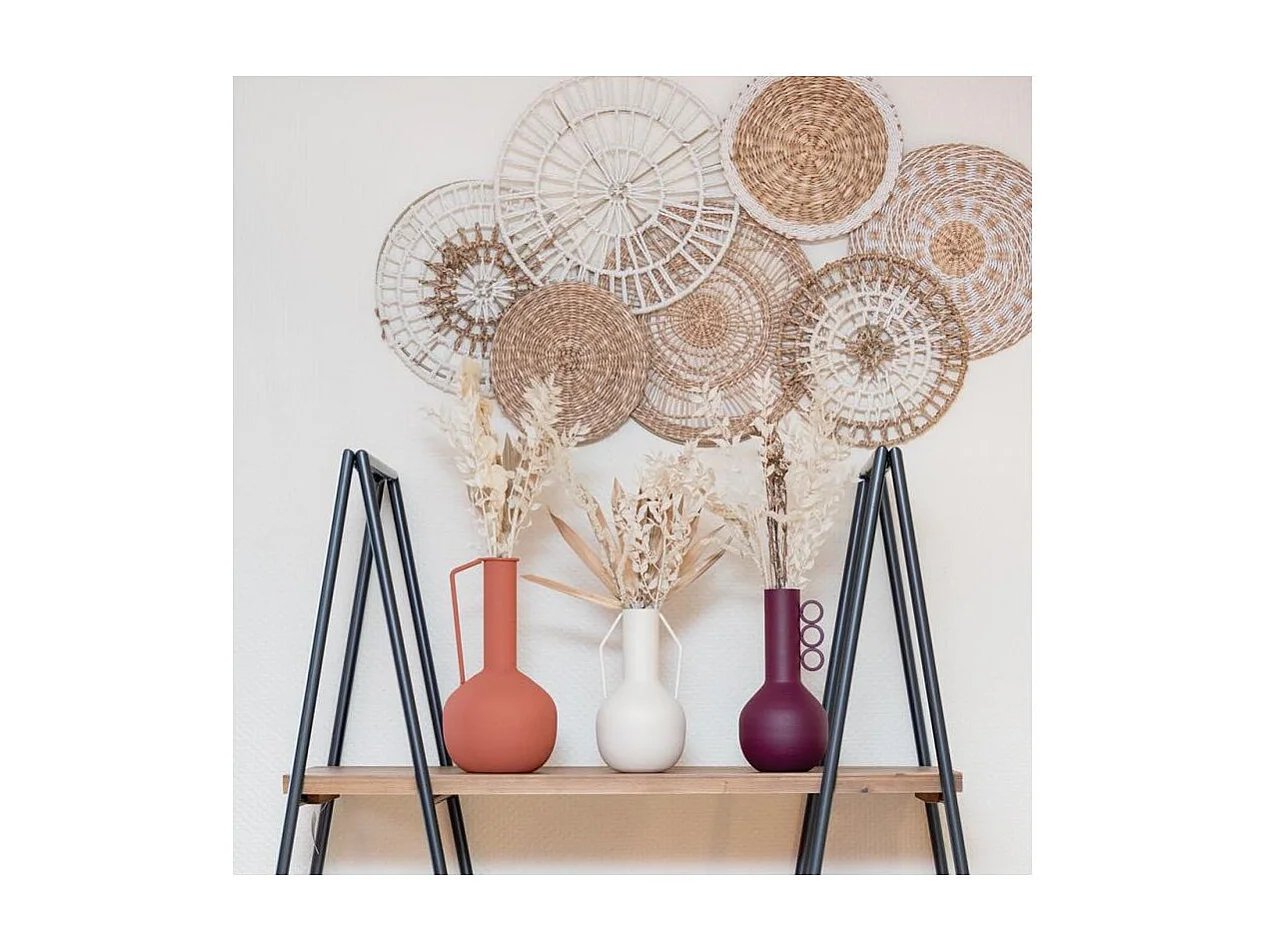 Vase en métal MELTIK Beige