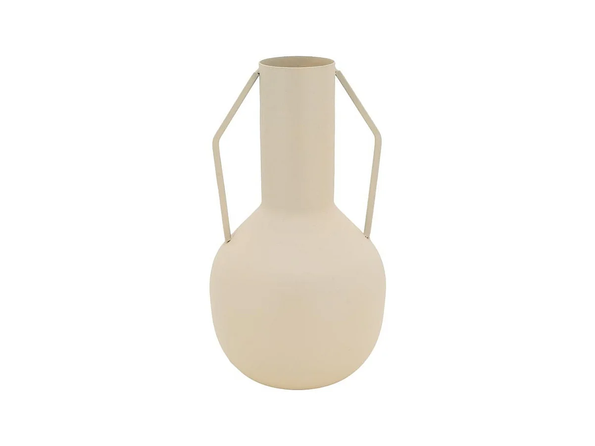 Vase en métal MELTIK Beige