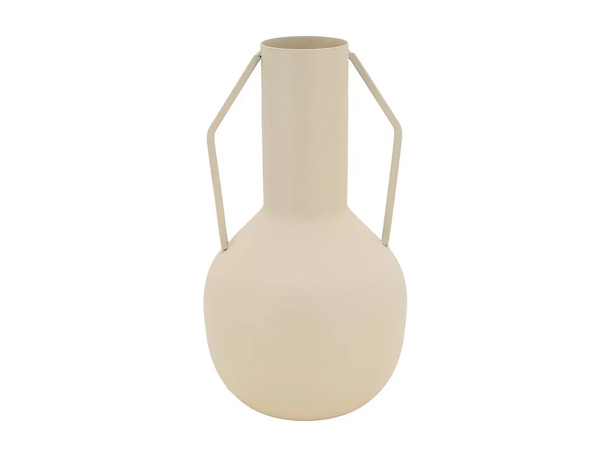 Vase en métal MELTIK Beige