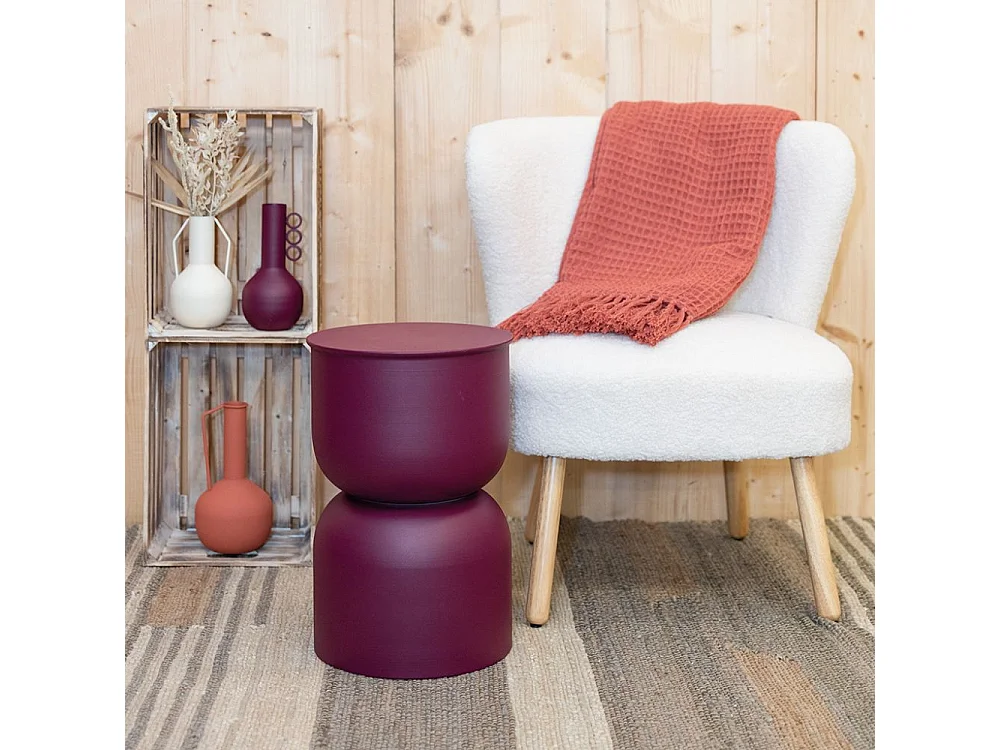 Vase en métal METIK Cassis