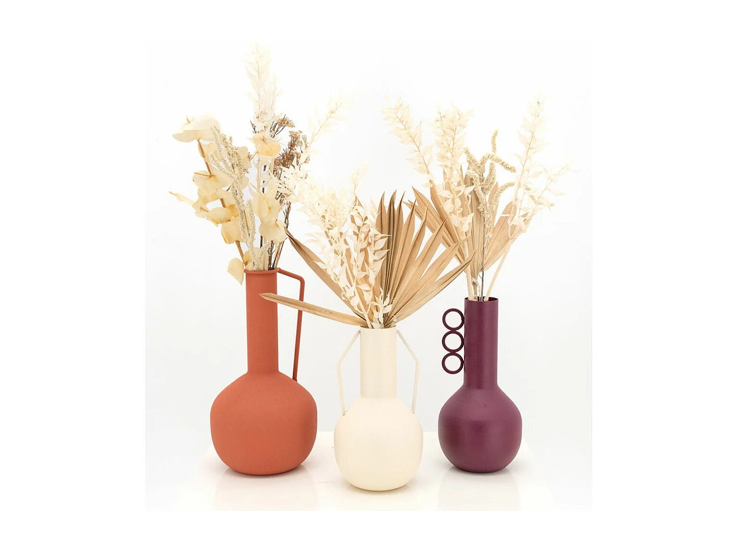 Vase en métal MELTIK Terracotta