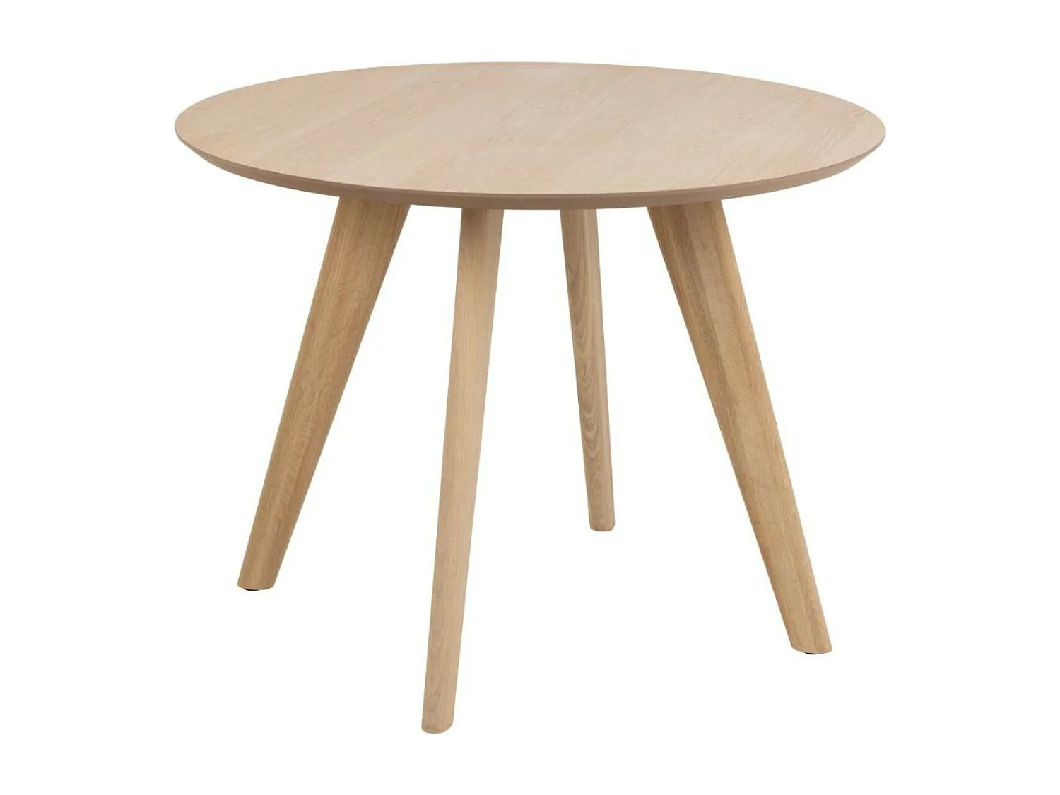 Table de salle à manger chêne blanchi L100 4 personnes - TIWI