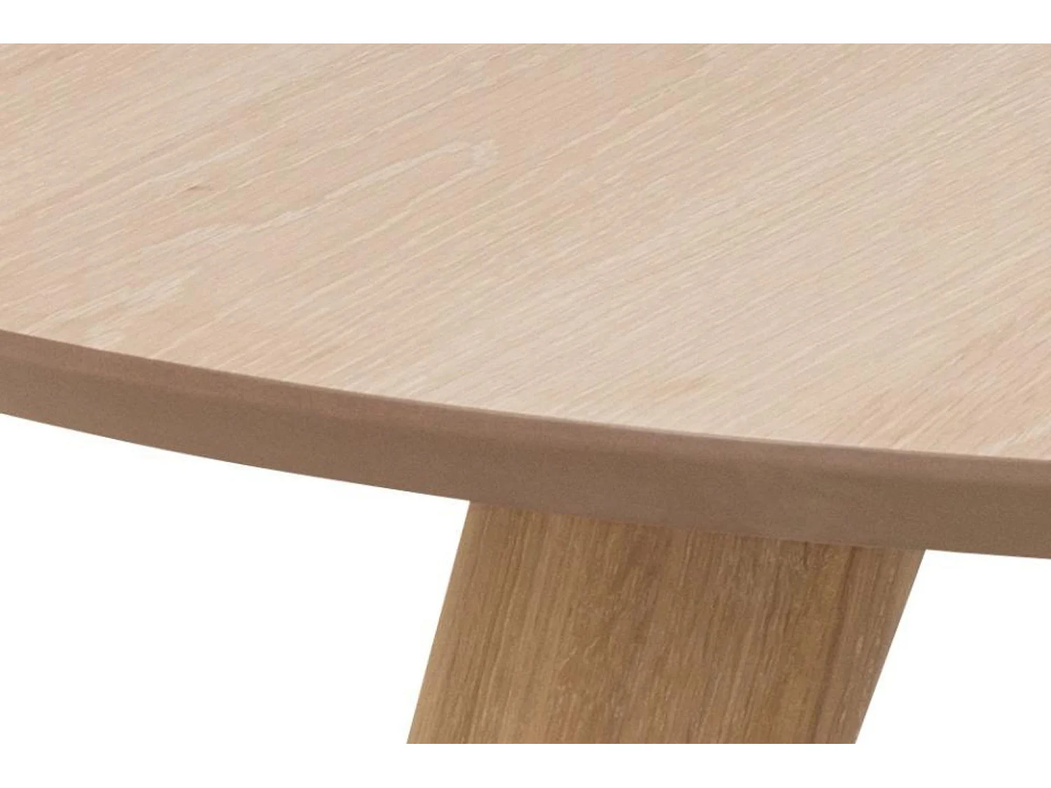 Table de salle à manger chêne blanchi L100 4 personnes - TIWI