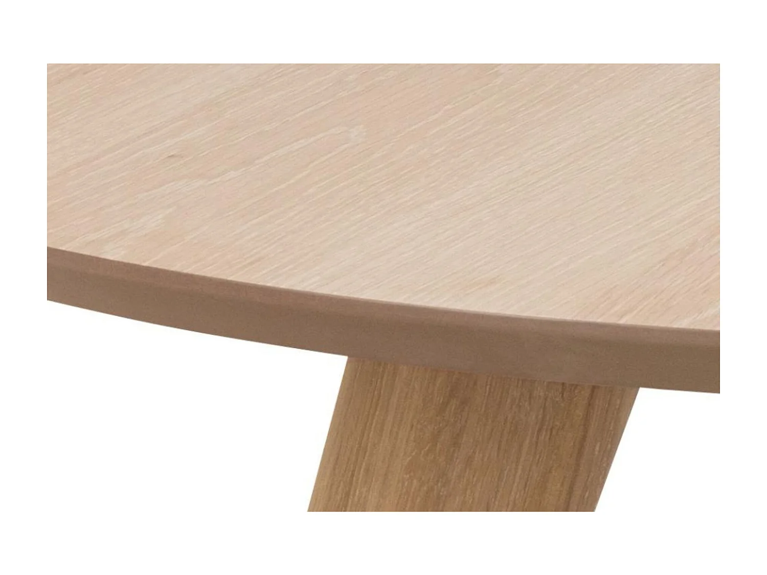 Table de salle à manger chêne blanchi L100 4 personnes - TIWI