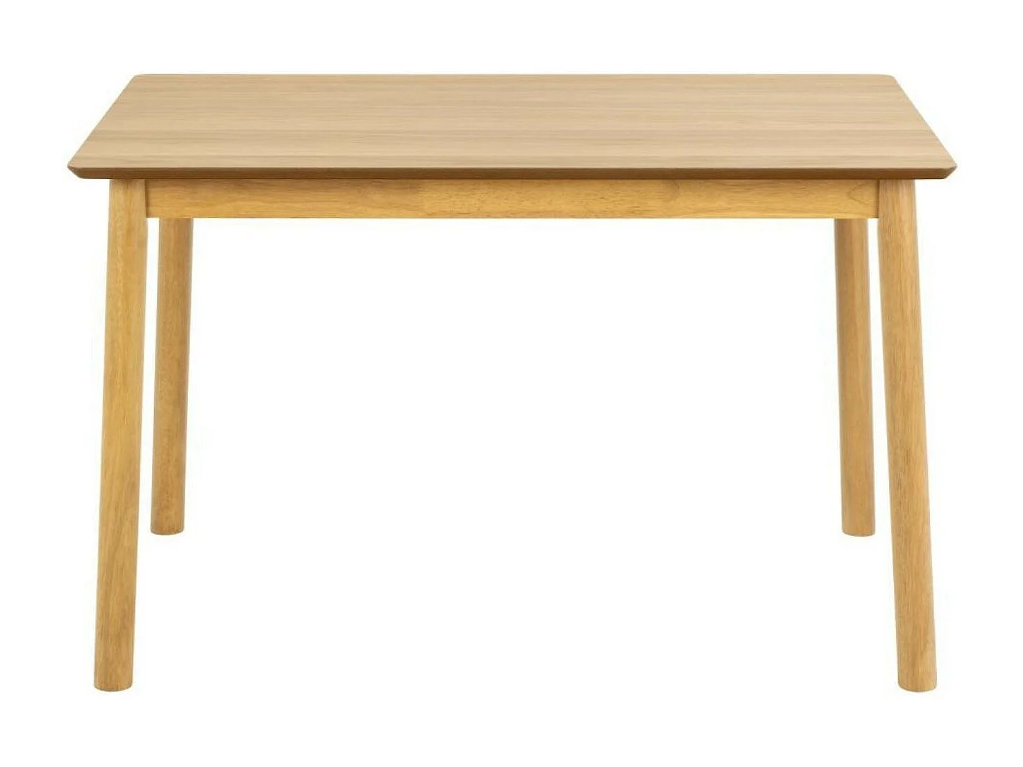 Table de salle à manger en bois naturel 4 places L120 - IZIA