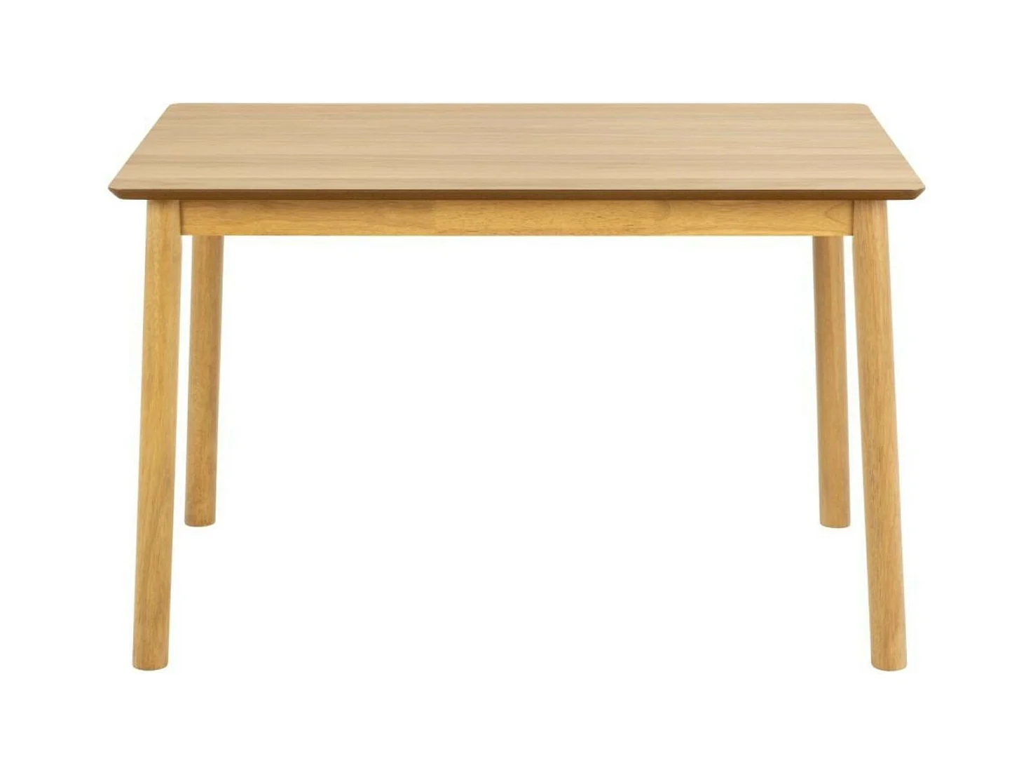 Table de salle à manger en bois naturel 4 places L120 - IZIA