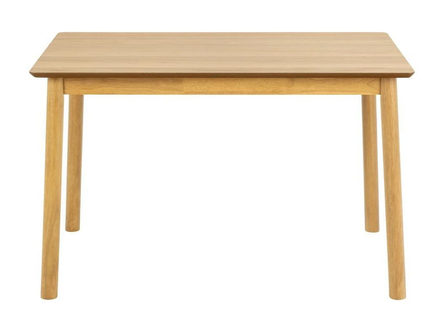 Table de salle à manger en bois naturel 4 places L120 - IZIA