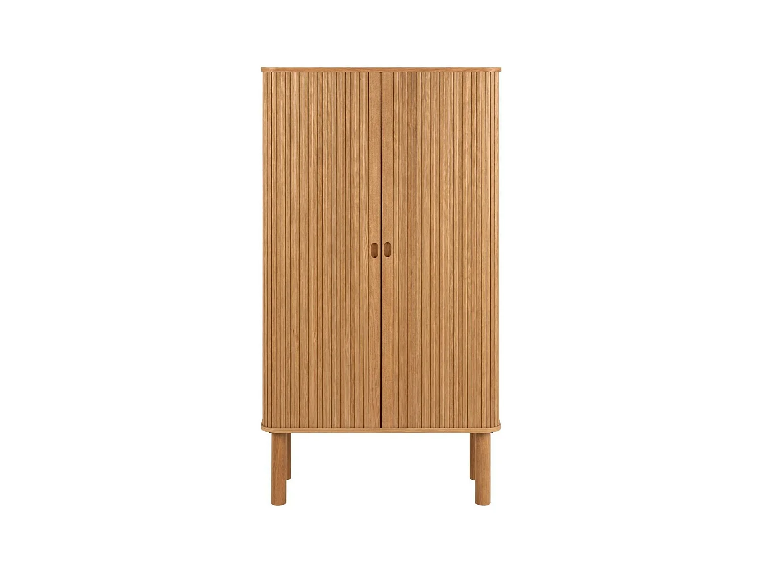 Buffet haut en chêne 2 portes L80 - GAYNEL