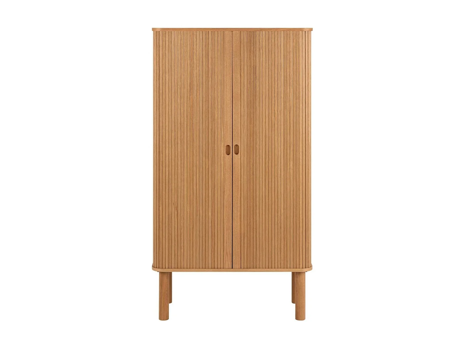 Buffet haut en chêne 2 portes L80 - GAYNEL