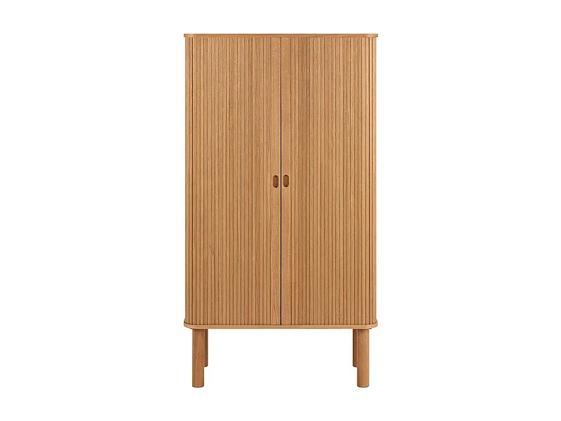 Buffet haut en chêne 2 portes L80 - GAYNEL