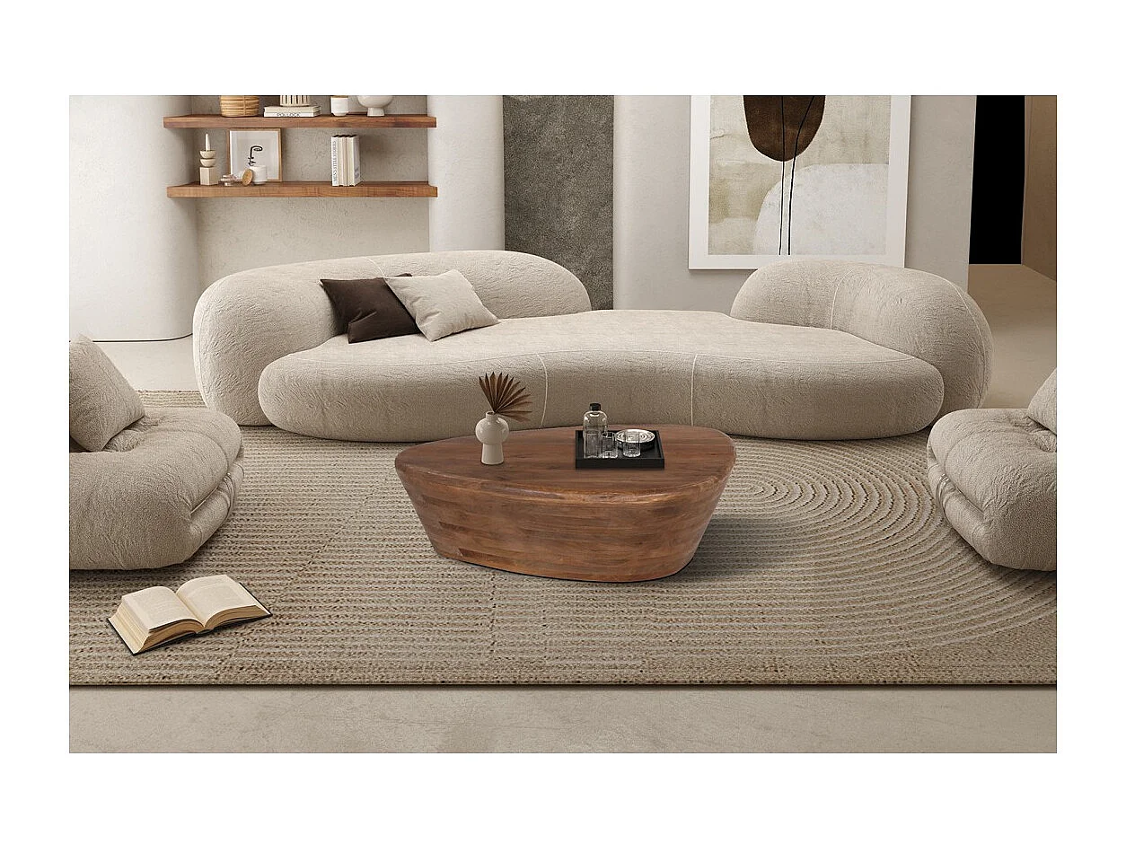 Massiver Holztisch aus der BALI Kollektion - Ethnischer Stil und Design