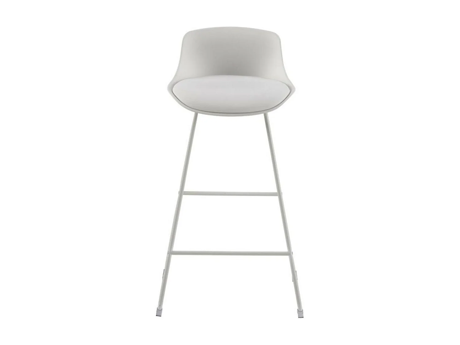 Tabourets de bar en métal et simili (lot de 2) - LILIAN