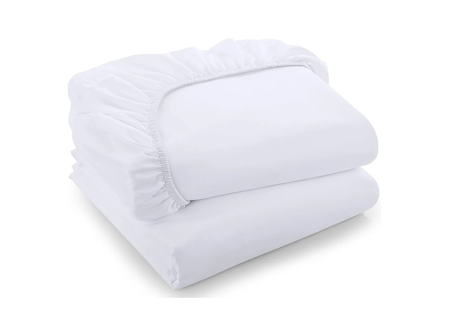 Juego de 1 Sábana Ajustable y 1 Sábana Cubierta 60×120 cm - Algodón Ecológico