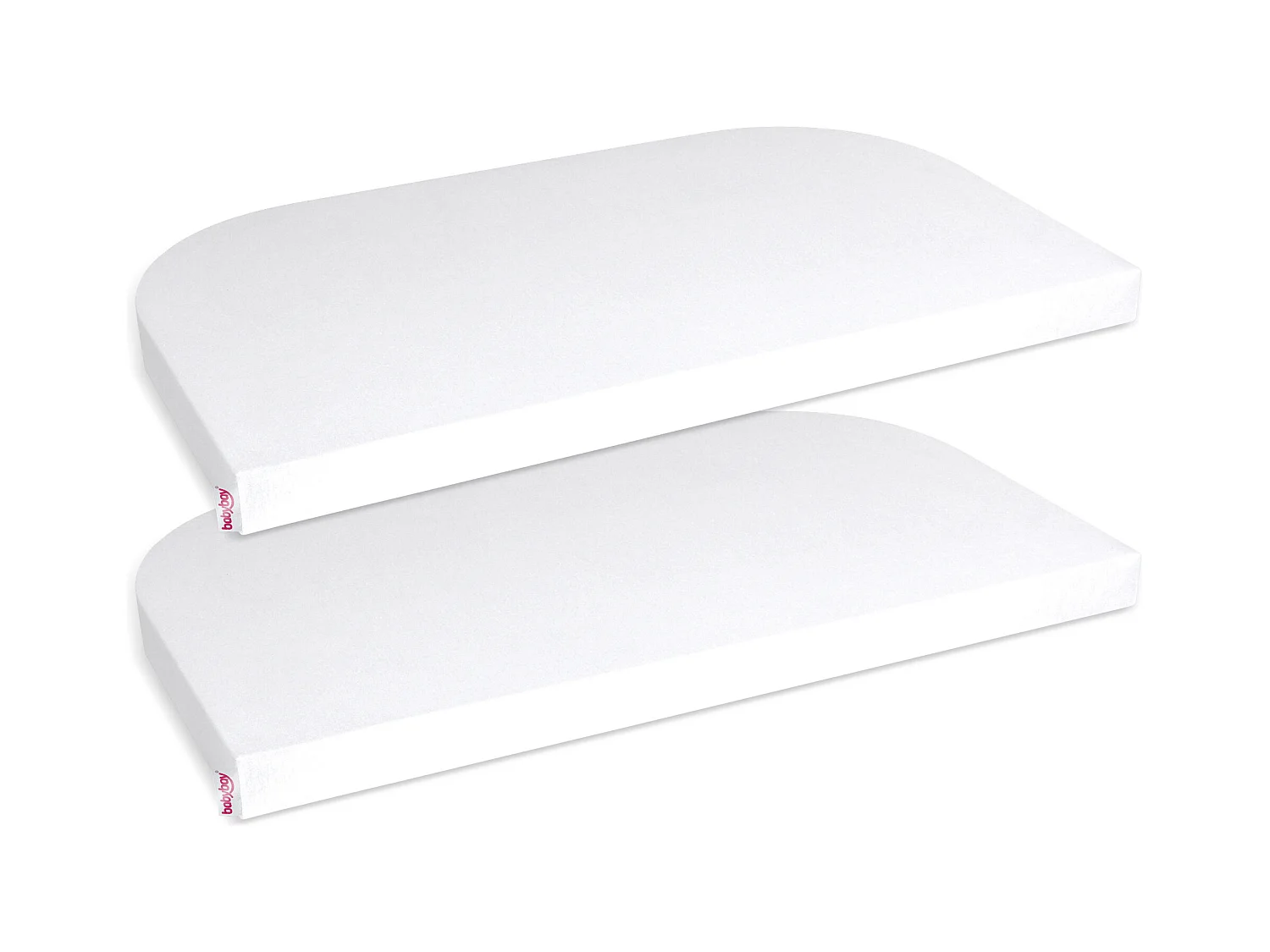 Lot de 2 draps housse pour Matelas Cododo Babybay Maxi Comfort +