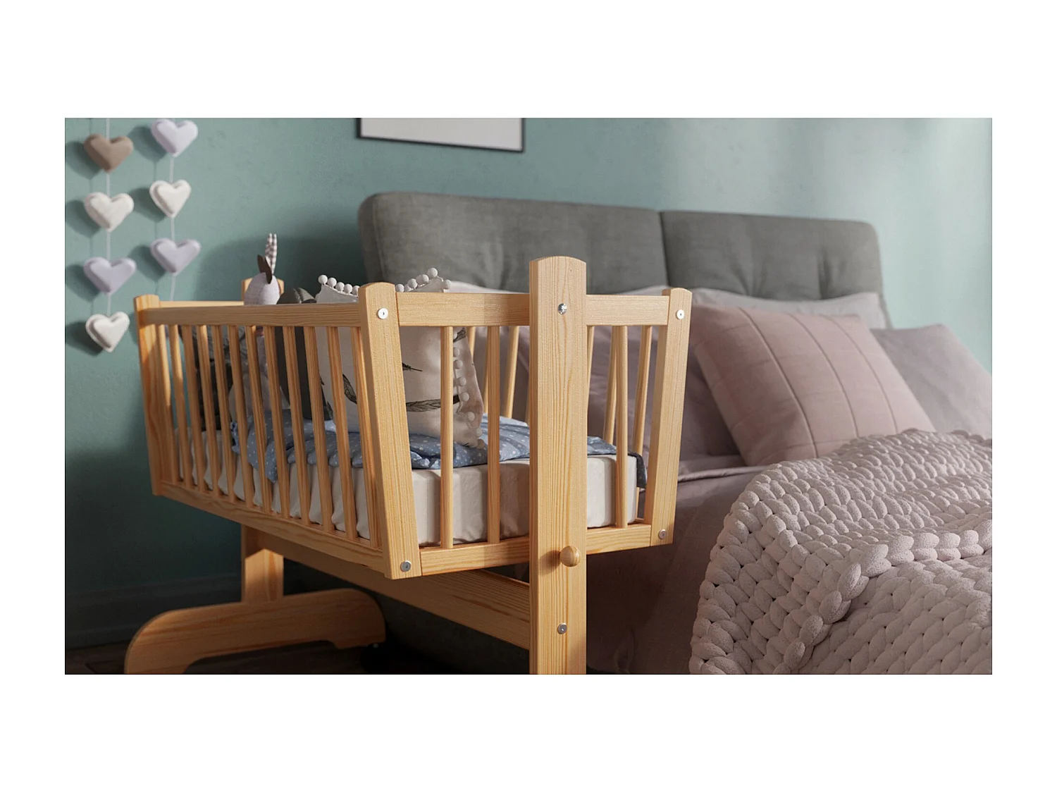 Culla - 90x40 cm - Materasso incluso