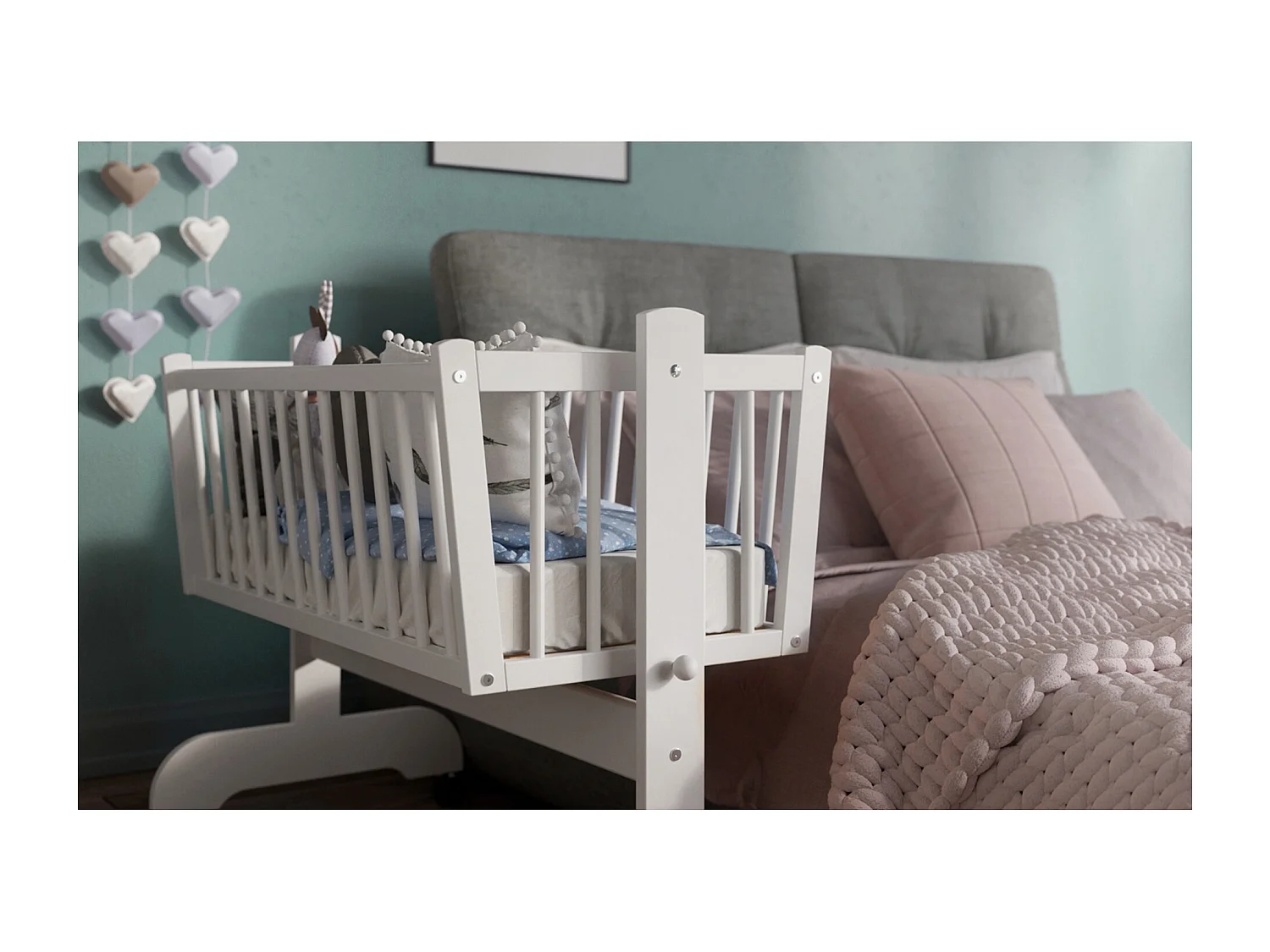 Culla - 90x40 cm - Materasso incluso