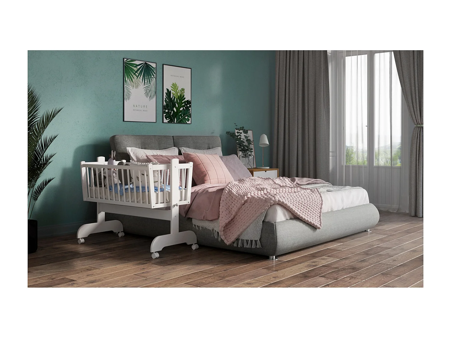 Culla - 90x40 cm - Materasso incluso