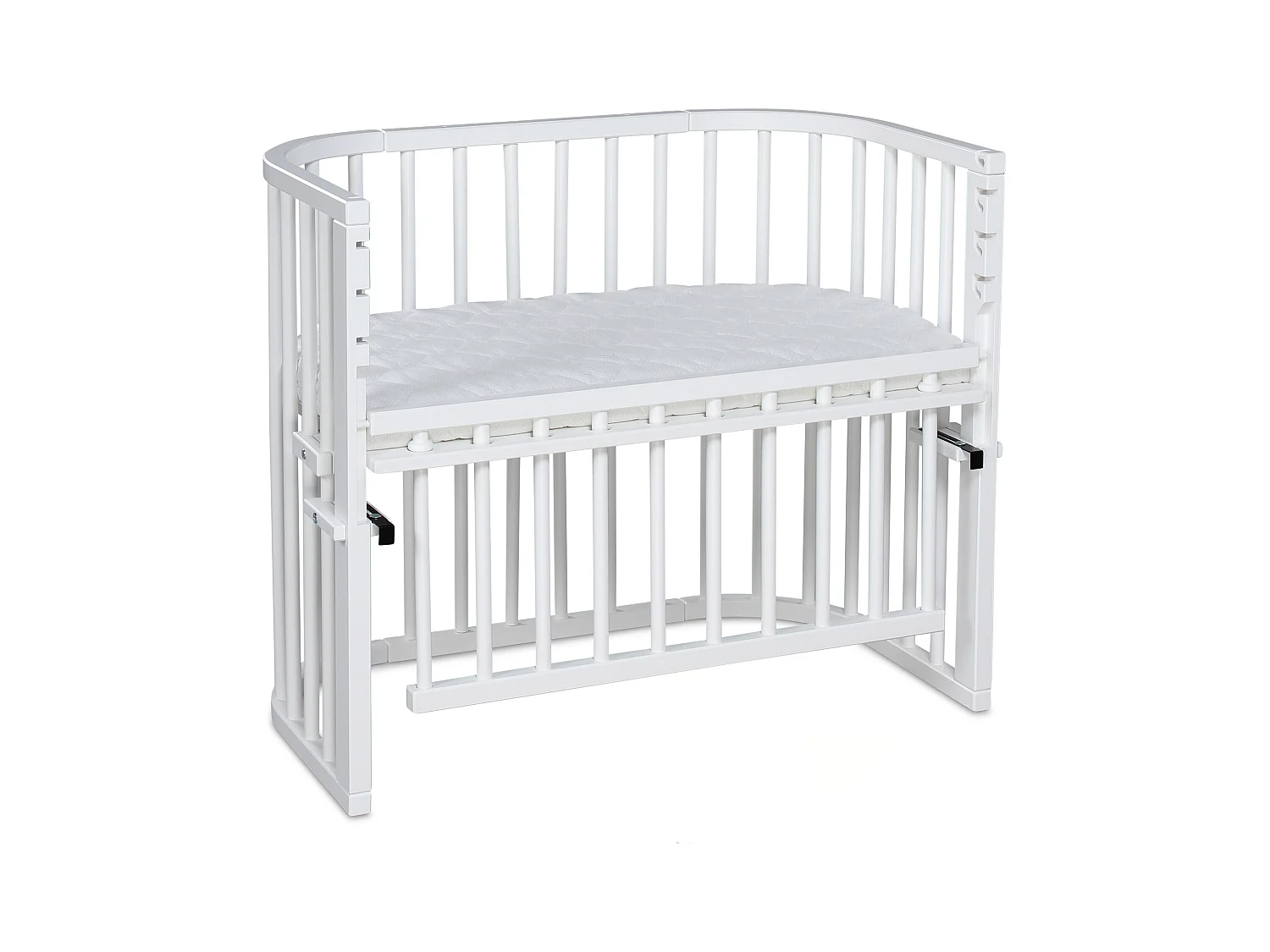 Grand Lit berceau Cododo Blanc avec matelas - Maxi Comfort +