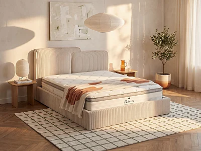 Matelas 140 x 190 cm ressorts ensachés 7 zones accueil TPE ép.28cm - ONEBIA de PALACIO