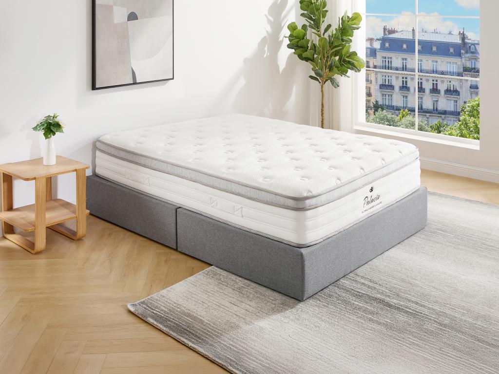 Matelas 180 x 200 cm ressorts ensachés 7 zones accueil TPE ép.28cm - ONEBIA de PALACIO