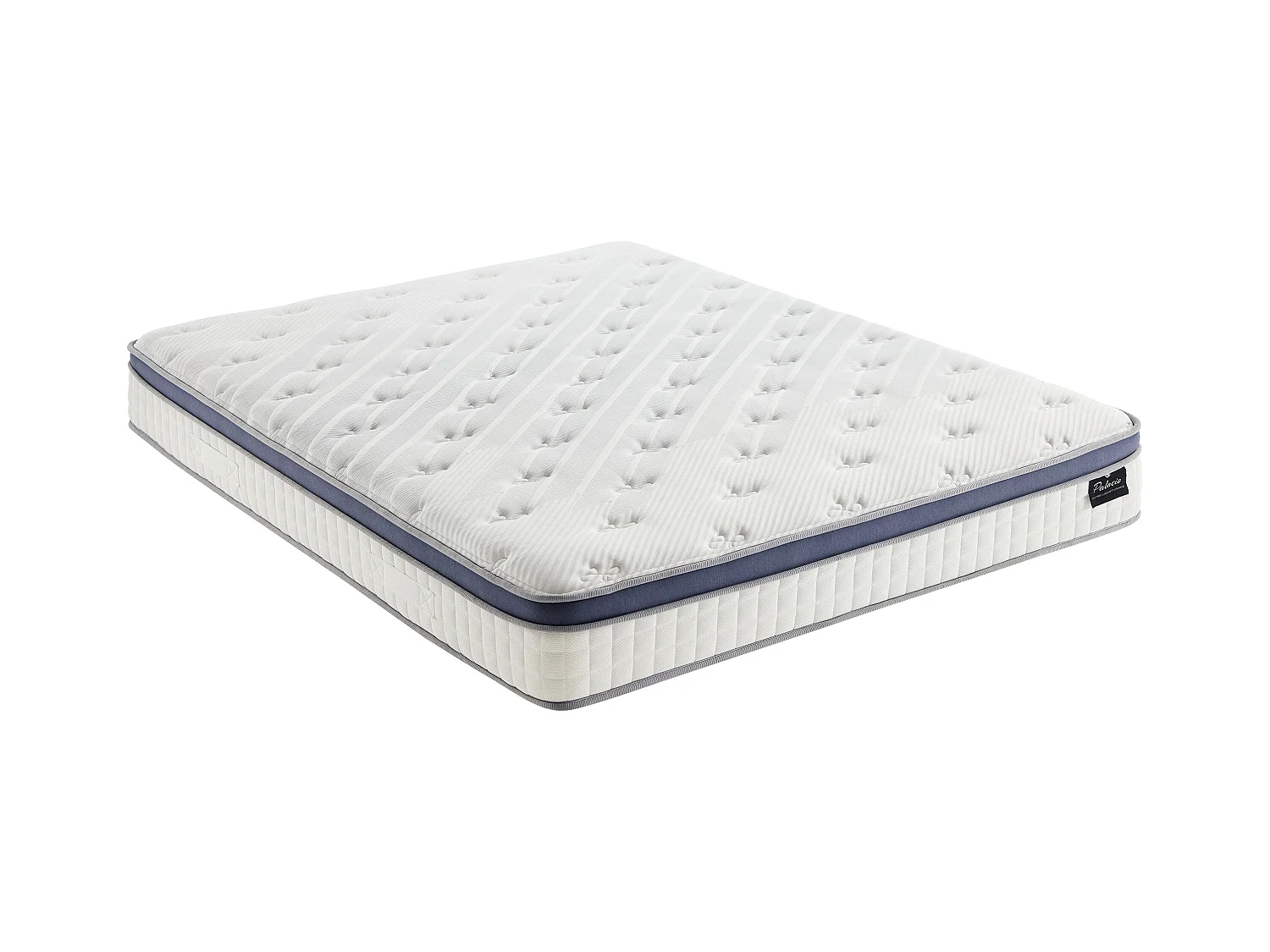 Madras 140 x 190 cm hybrid med posefjedre 7 zoner memoryskum og latex tykkelse 25 cm - MALAO fra PALACIO