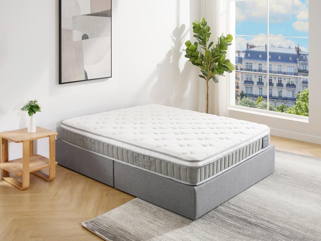 Matratze 160 x 200 cm Taschenfederkern und Memory-Schaum Höhe 21cm - VITOGO günstig online kaufen
