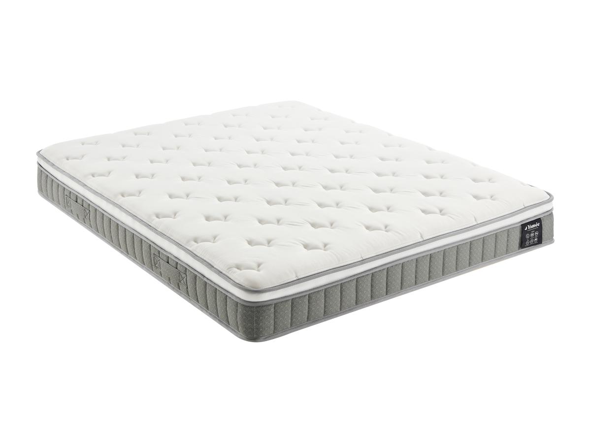 Matratze 180 x 200 cm mit Taschenfederkern und Memory-Schaum-Auflage, 21 cm günstig online kaufen