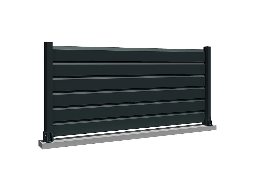 Clôture Brise-vue RAUM 1911x478mm (Gris anthracite)