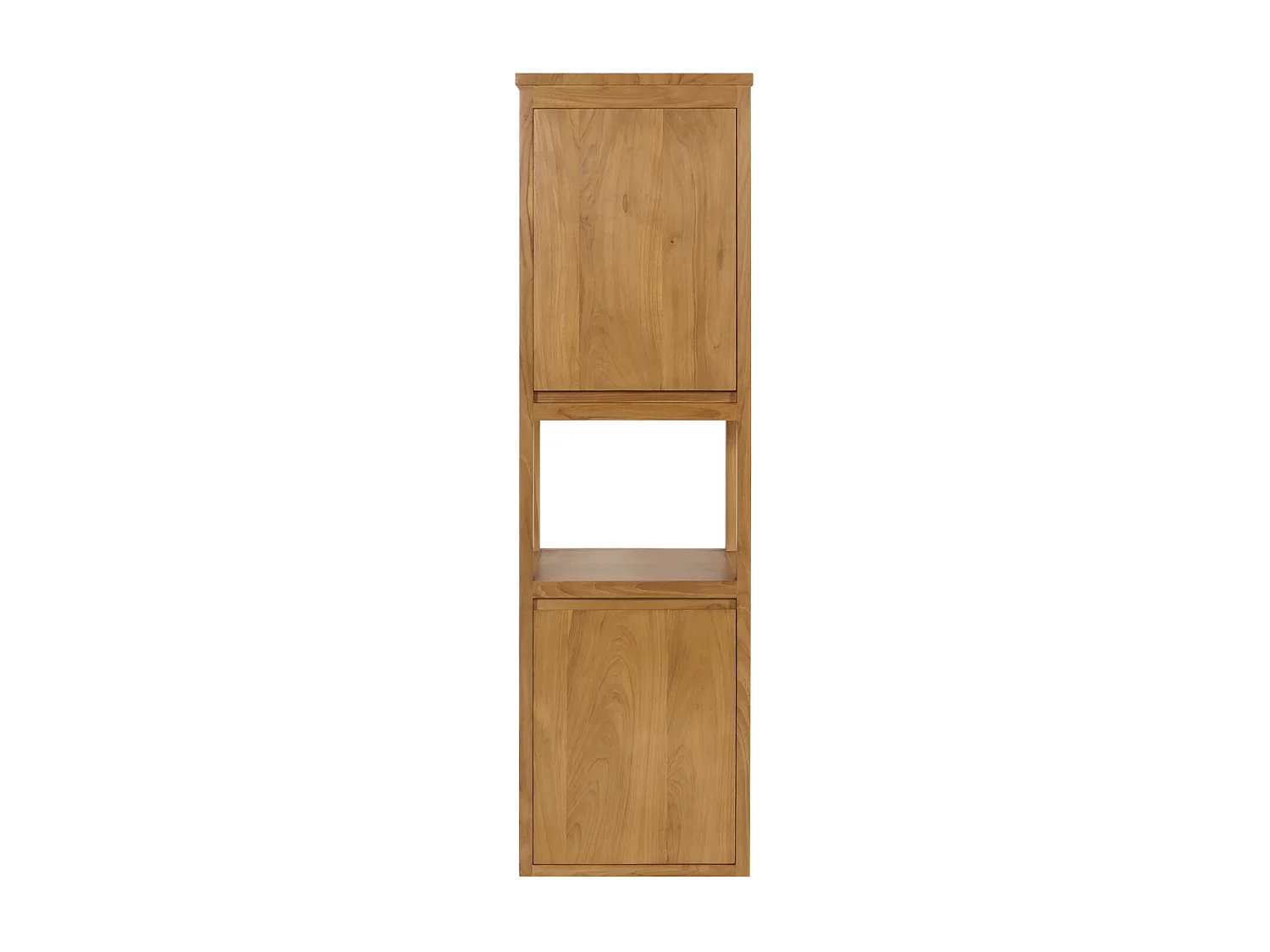 Hoge kast in teak MCW-M71