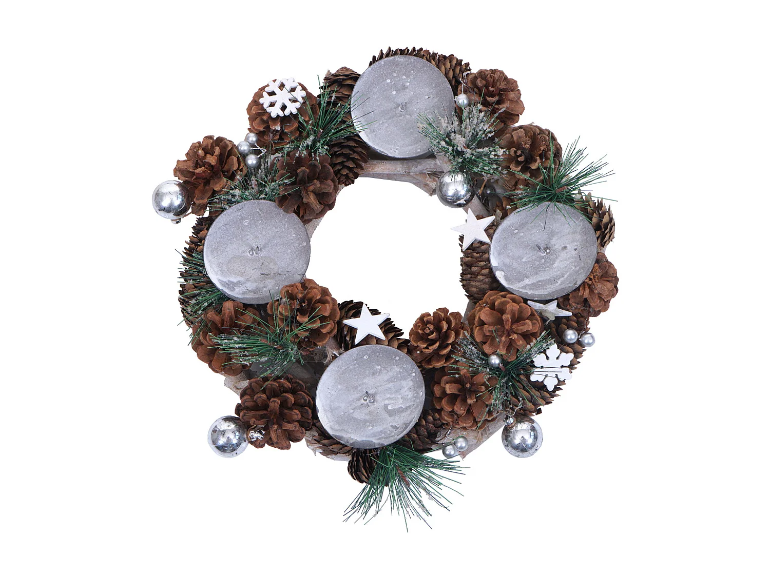 Wieniec adwentowy ze świecami MCW-M15,  bez świec