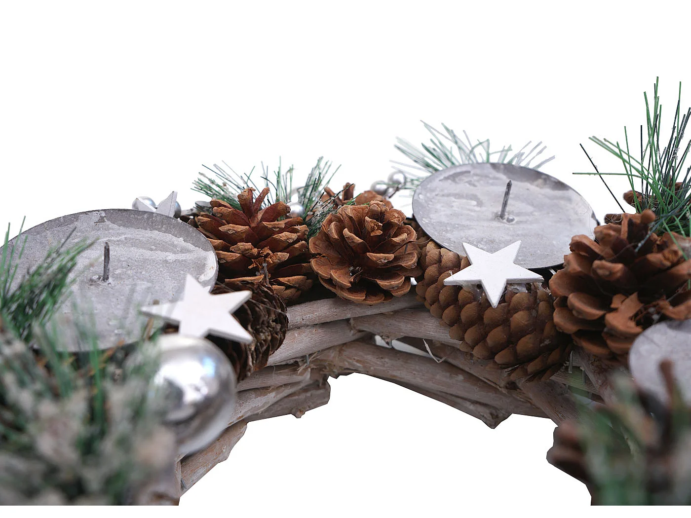 Wieniec adwentowy ze świecami MCW-M15,  bez świec