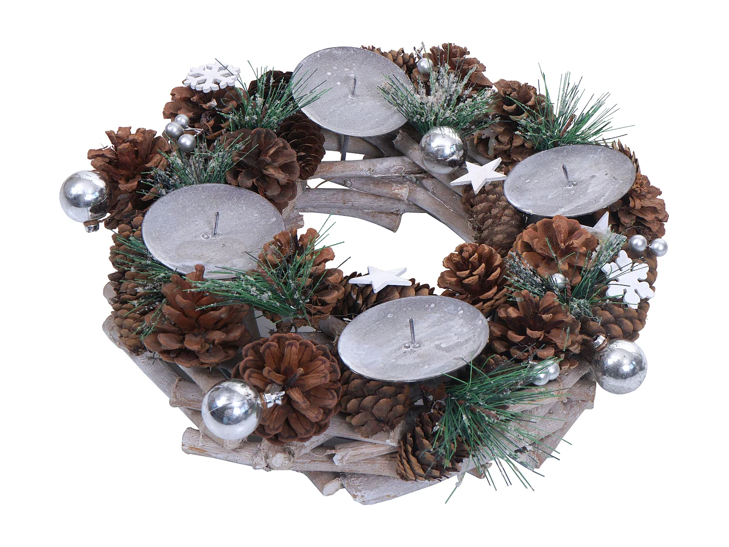 Adventskrans met kaarsen MCW-M15,  zonder kaarsen