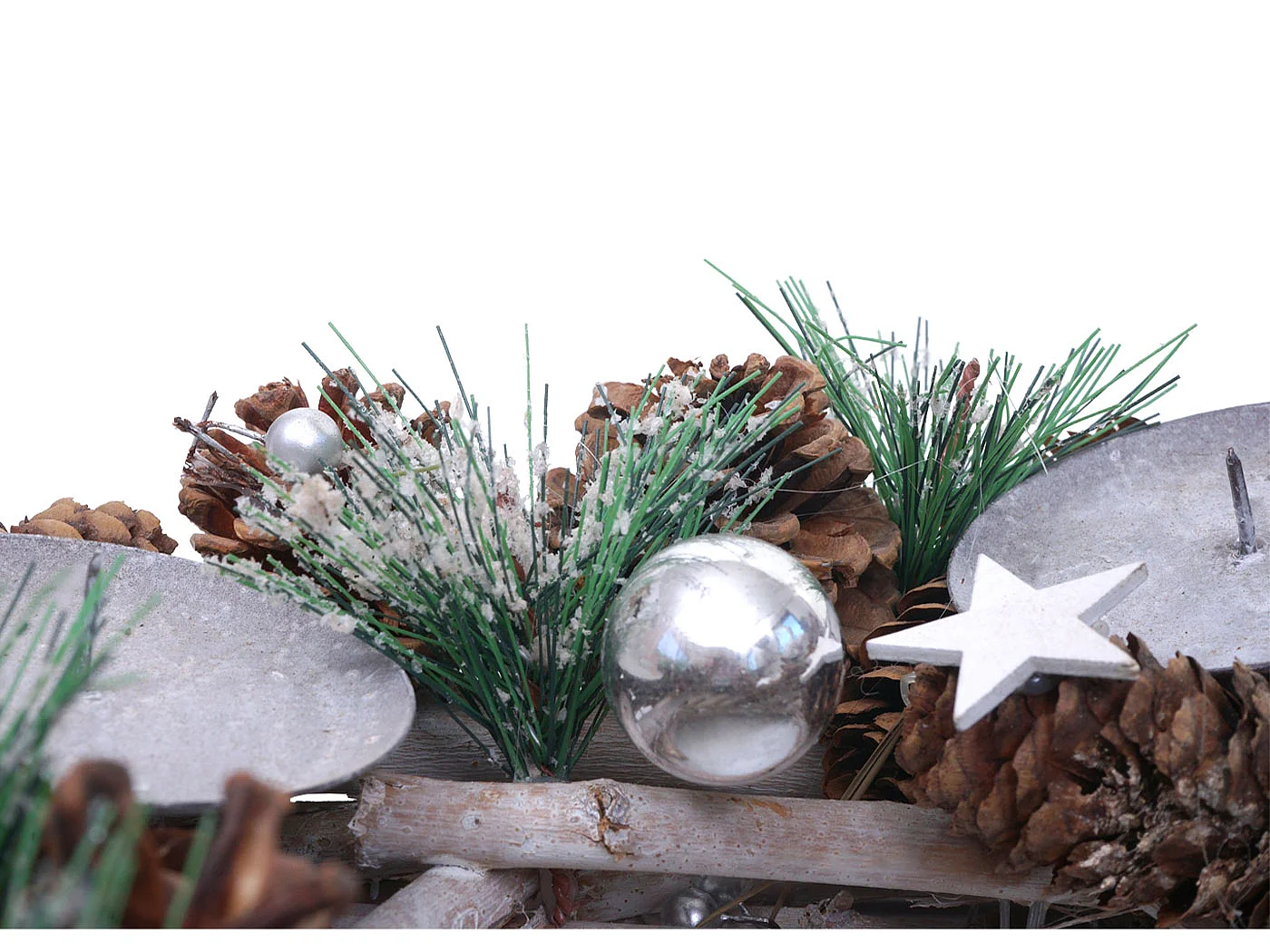 Adventskrans met kaarsen MCW-M15,  zonder kaarsen