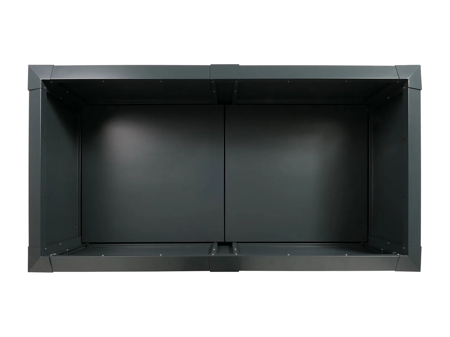 Hochbeet MCW-N24, Metallhochbeet Gemüsebeet Blumenkasten Pflanzkübel, Schneckenkante 78x170x90cm Eisen 52kg, anthrazit