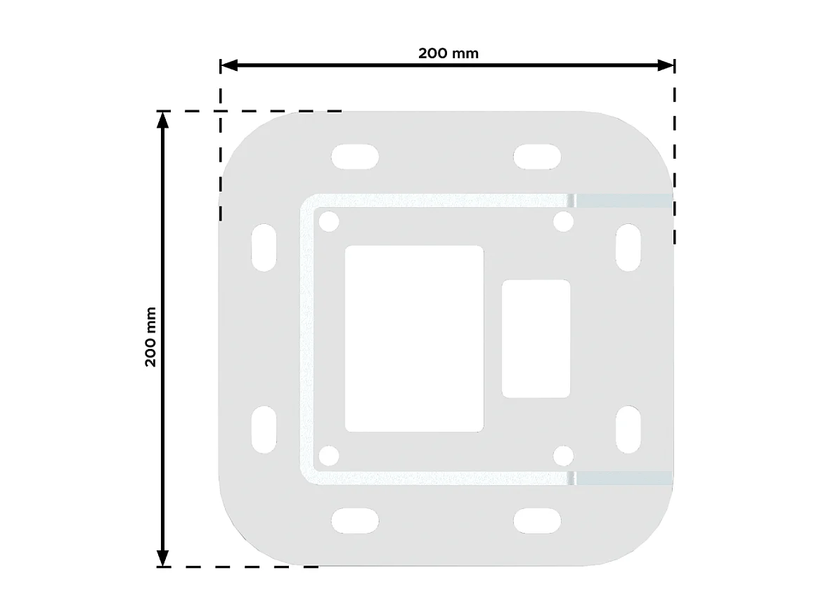 Carport HAPESIRE Isotoit® îlot 3,78x3,50m (Blanc)